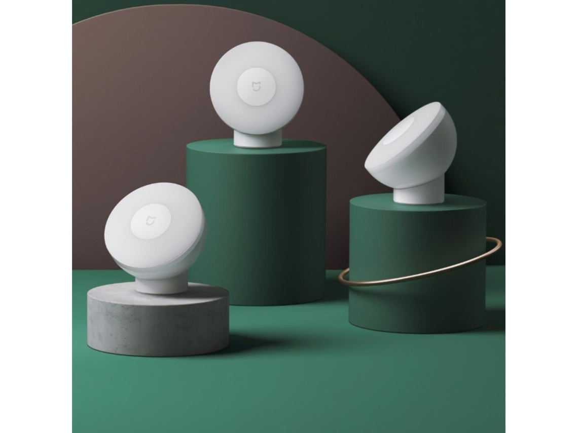 3 Unidades De Luz Nocturna Xiaomi Mijia Con Sensor Infrarrojo, Rotación Magnética De 360° Y 2 Niveles De Brillo.