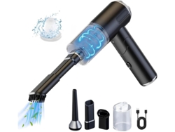 Aspiradora de mano semi-inalámbrica para coche, con succión y soplador de mano y luz LED Yizhood