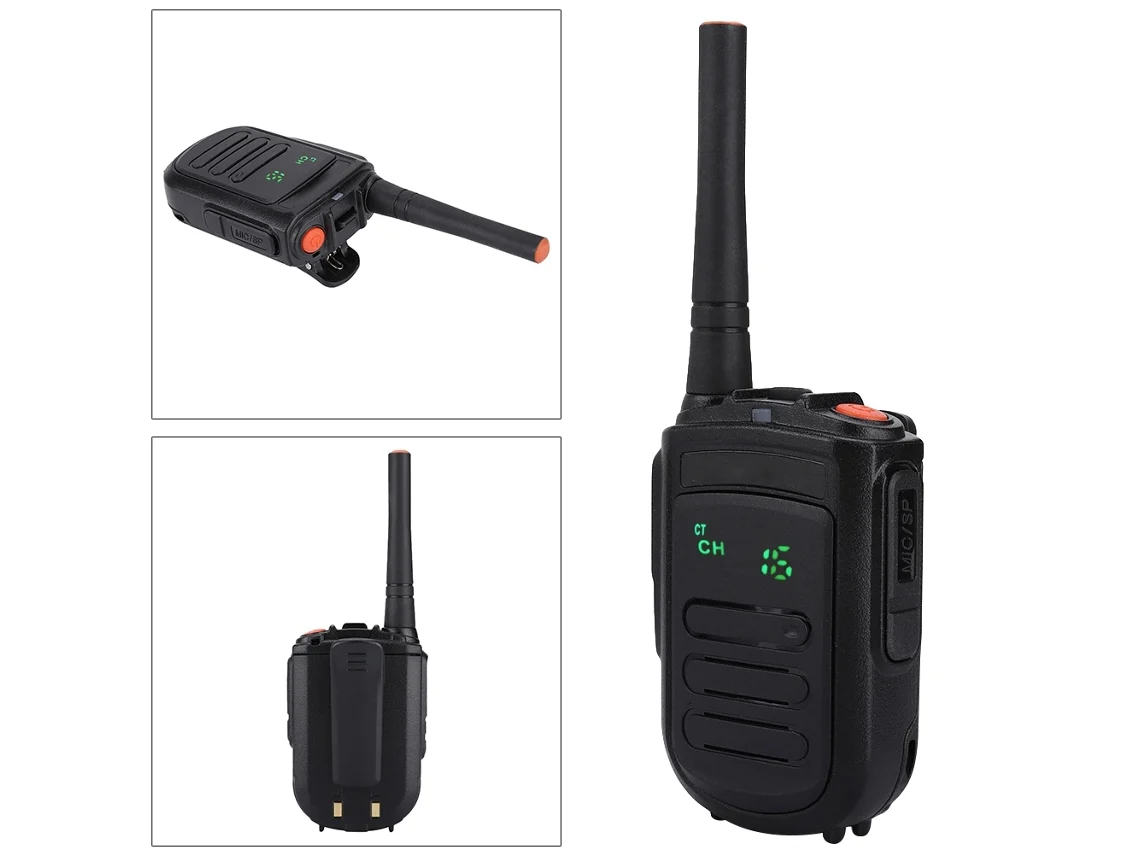 Radio UHF portátil con comunicación bidireccional