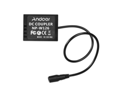 Adaptador de batería falso Np-w126 y paquete de baterías Np-w126 para Fuji