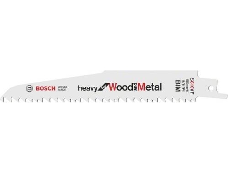 Hoja de Sierra de Sable BOSCH S 610 Vf Heavy para Madera y Metal