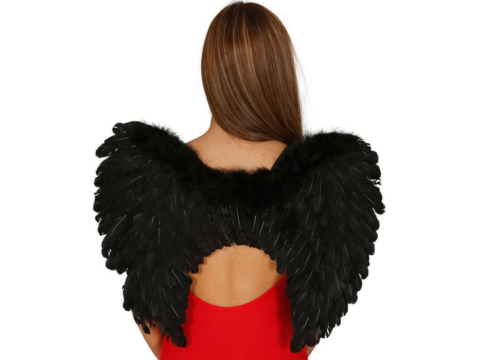Alas DISFRAZZES Negras De Plumas (50 cm)