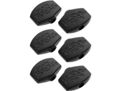 Juego De 6 Clavijas De Afinación De Metal Negro Para Guitarras Folk Y Electroacústicas.