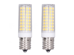2026-2 Piezas Bombilla Led E17 10w Regulable 102 Leds Luz Natural Ceramica Ahorro Energia Proteccion Ocular Ac100‑120v