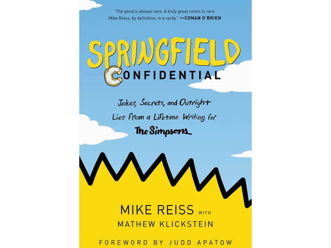 Libro Springfield Confidential de Mike Reiss (Inglés - 2019)