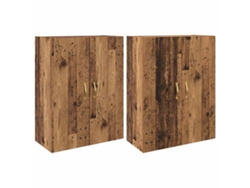 Armario de pared 2 piezas madera antigua 69,5x34x90 cm MAISON EXCLUSIVE