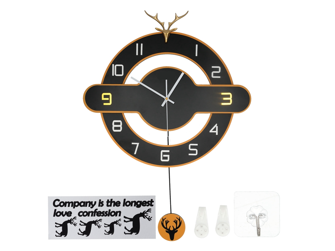 Reloj decorativo moderno de estilo nórdico para pared, dormitorio, sala de estar, Kofihety