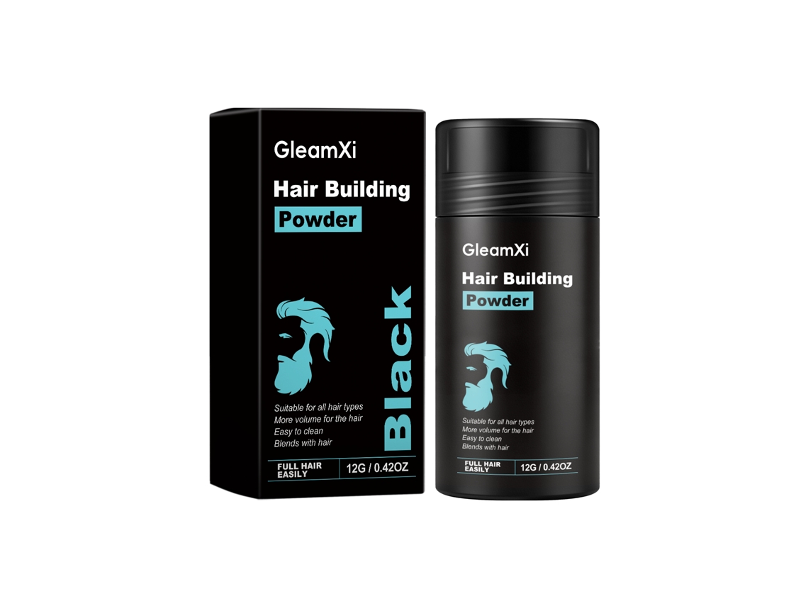 Polvo negro esponjoso para la línea del cabello