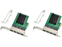 Adaptador De Servidor Ethernet Rj-45 De 2 Puertos Y 4 Puertos, Tarjeta De Red Gigabit Con Interfaz Pci-e X1