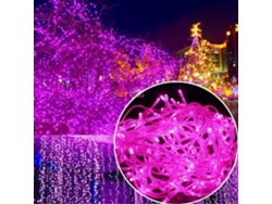 Guirnalda De Luces De 1000 Led (100 M): Iluminación Para Carnaval, Bodas, Áreas Exteriores, Jardines E Interiores (rosa)