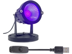 Lámpara De Curado De Gel Uv 405nm 10w Led Luz Negra 5v Con Cable Usb Encendido/apagado