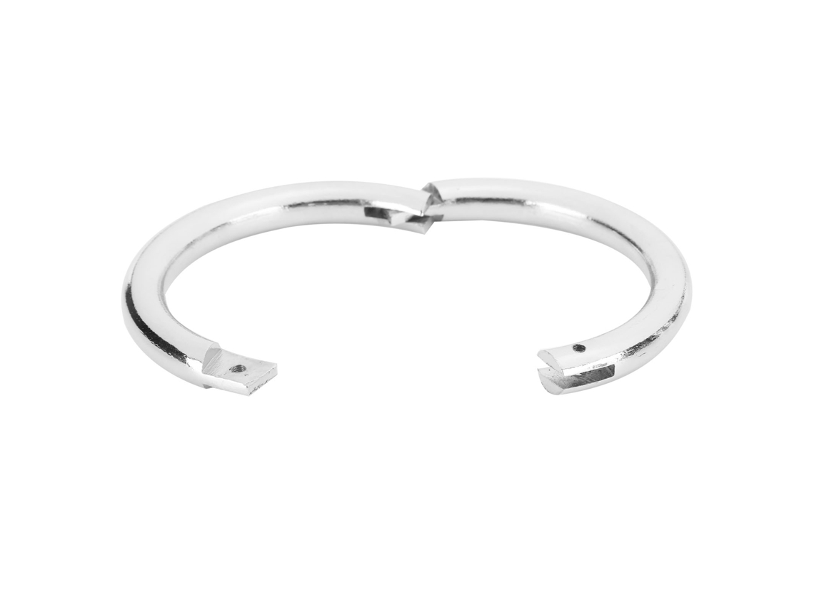 Anillo nasal Primerox para toros y ganado vacuno, acero cromado resistente a la corrosión, accesorio veterinario rural.