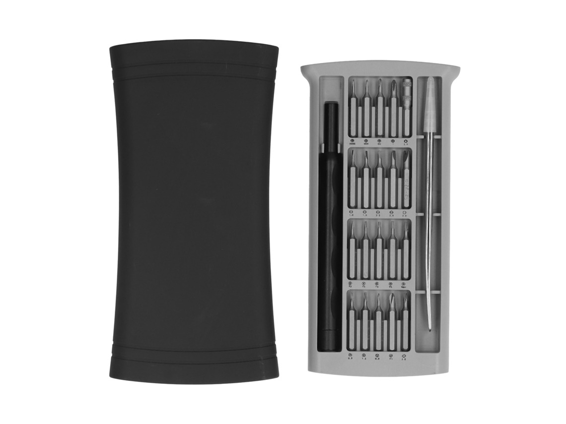 Kit De Parafusadeiras Magnéticas 22 Em 1 Para Reparo De Computadores E Laptops Eletrônicos