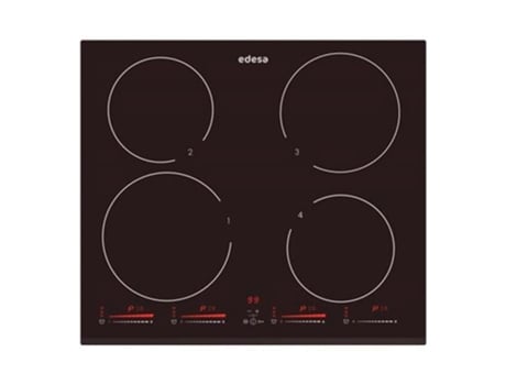 Placa de Inducción EDESA EIM-6422 B/A (Eléctrica - 60 cm - Negro)