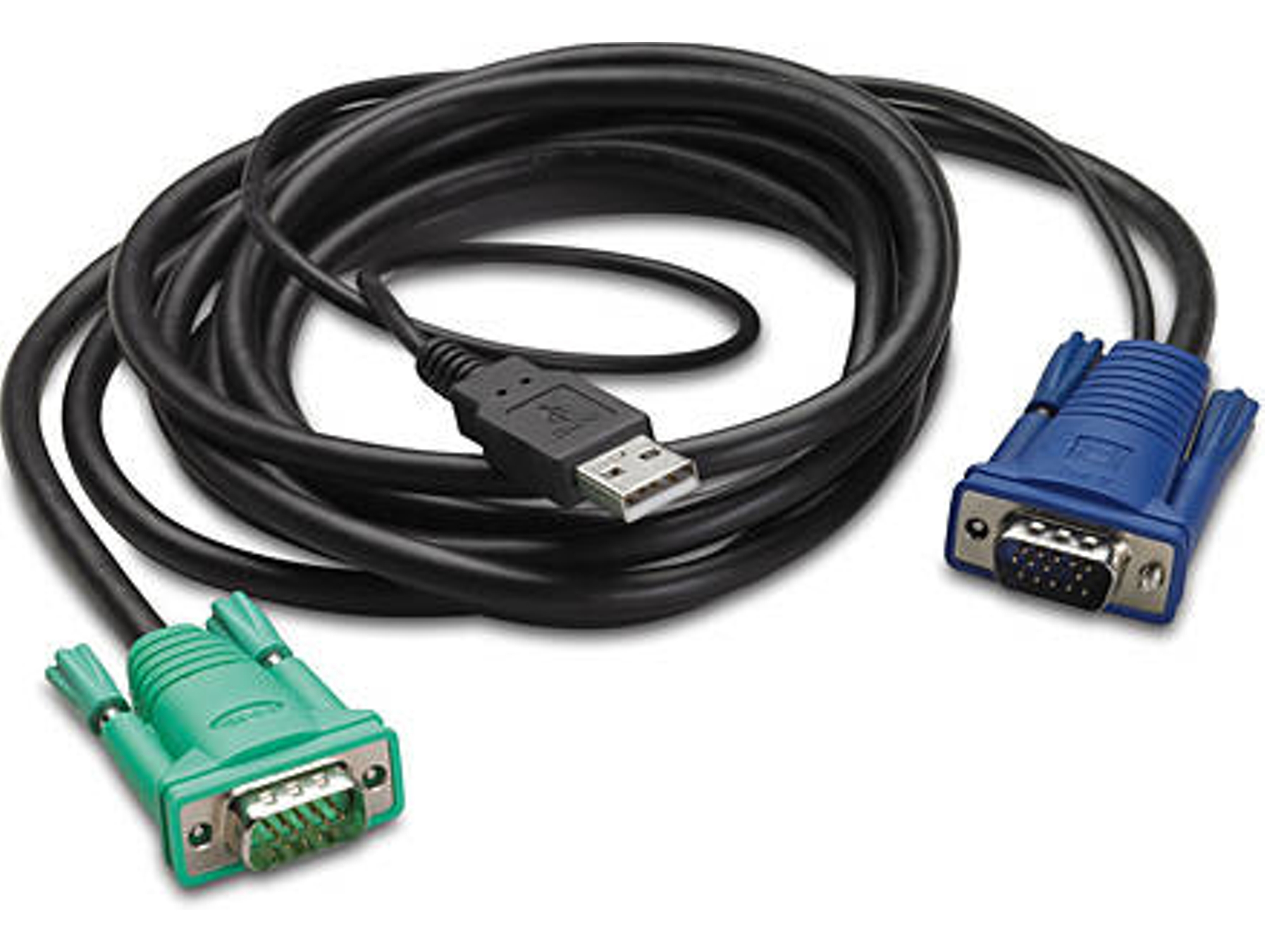 Cables KVM APC (KVM - KVM - 3.66 m m - Negro)