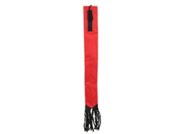 Bolsa Para Coleta De Tela No Tejida, Impermeable Y Transpirable, Con Flecos Rojos.