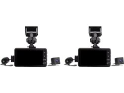 2 Cámaras Dvr Para Motocicleta Con Grabación De Vídeo En Bucle Doble