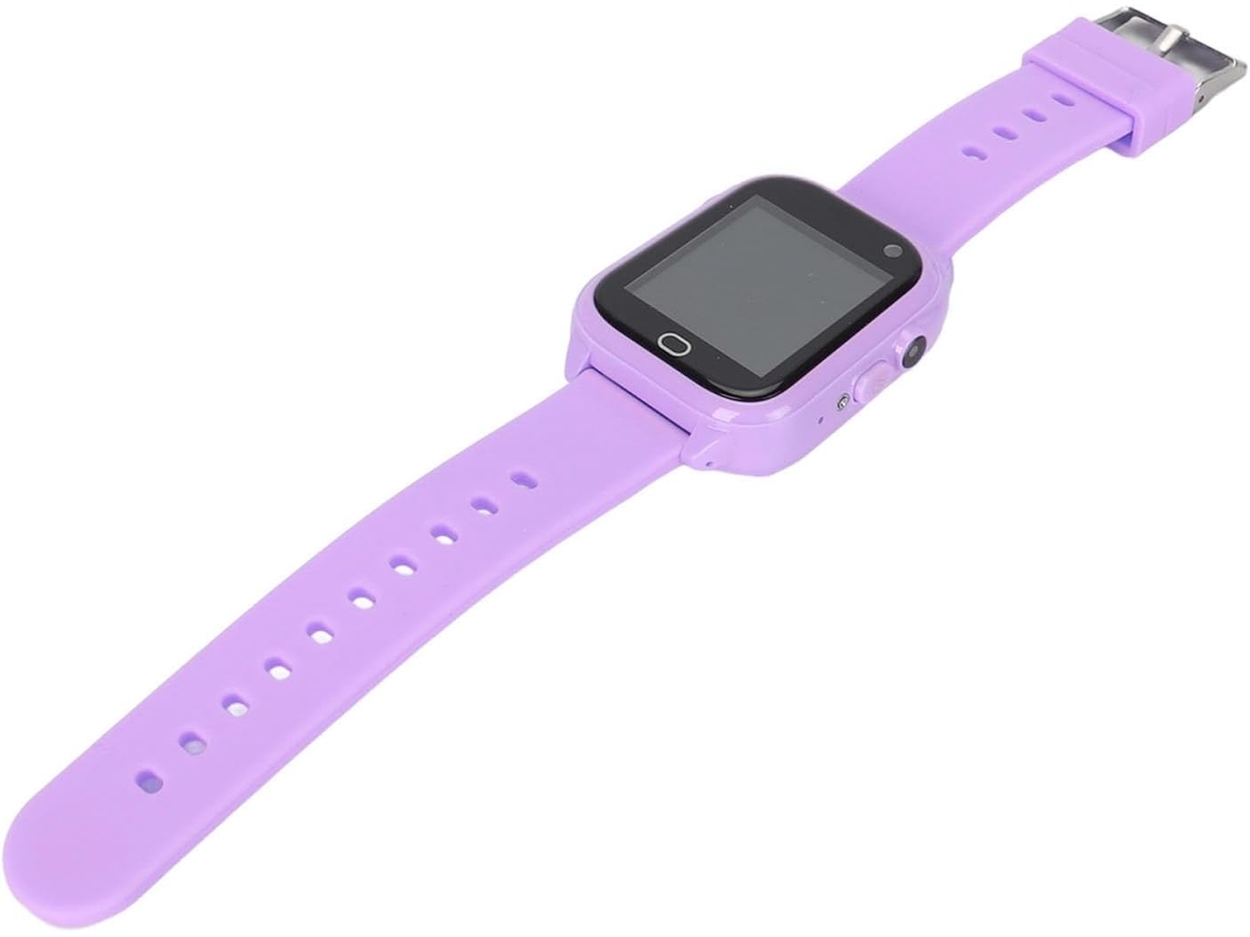 Reloj infantil, reloj inteligente para niños, 32 GB, 26 juegos, música, cámara de vídeo HD IP67, MT6261 Jortmrd (morado)