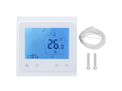 Termostato Inteligente Programable Con Alexa, Pantalla Táctil Y Smartsensor 95~240v Ac Blanco