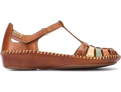 Sandalias de Mujer PIKOLINOS Vallarta Taglia Uk Piel Marrón (40)