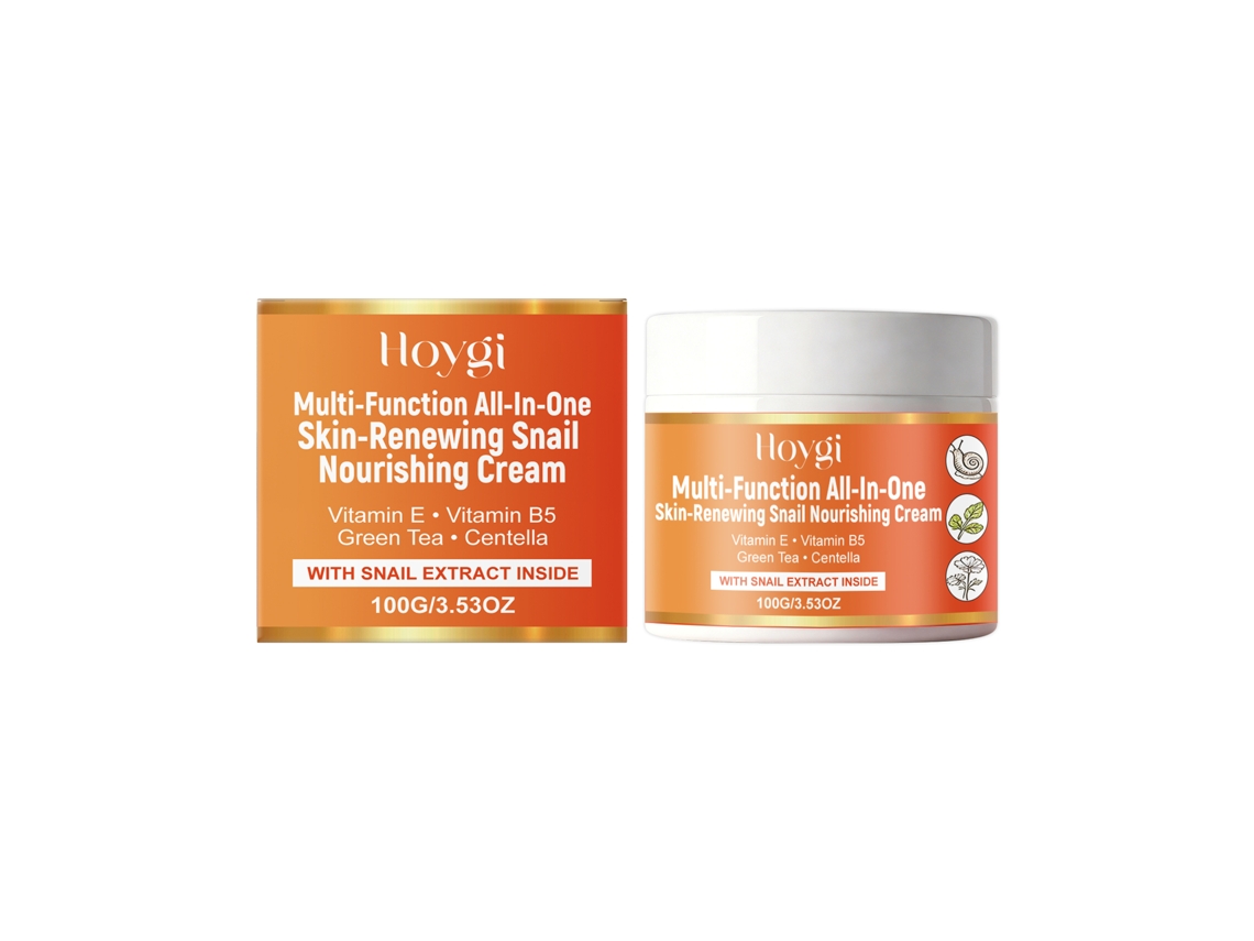 Crema hidratante de caracol, de alta absorción y nutritiva.