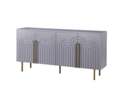 Aparador FURNLUX Premium Stilig (Grisclaro, Madera Contrachapada - 180X40X88 Cm)