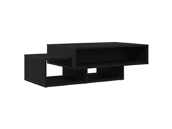 Maison Exclusive - Mesa De Centro De Madera De Roble Negro 105x55x32 Cm
