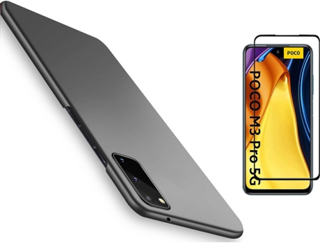 Carcasa y Protector de Pantalla Xiaomi Redmi Note 10 5G Negro
