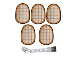 5 filtros de repuesto (con cepillo de limpieza) para aspiradora Speedpro Max FC6812 / 01 FC6813 AC