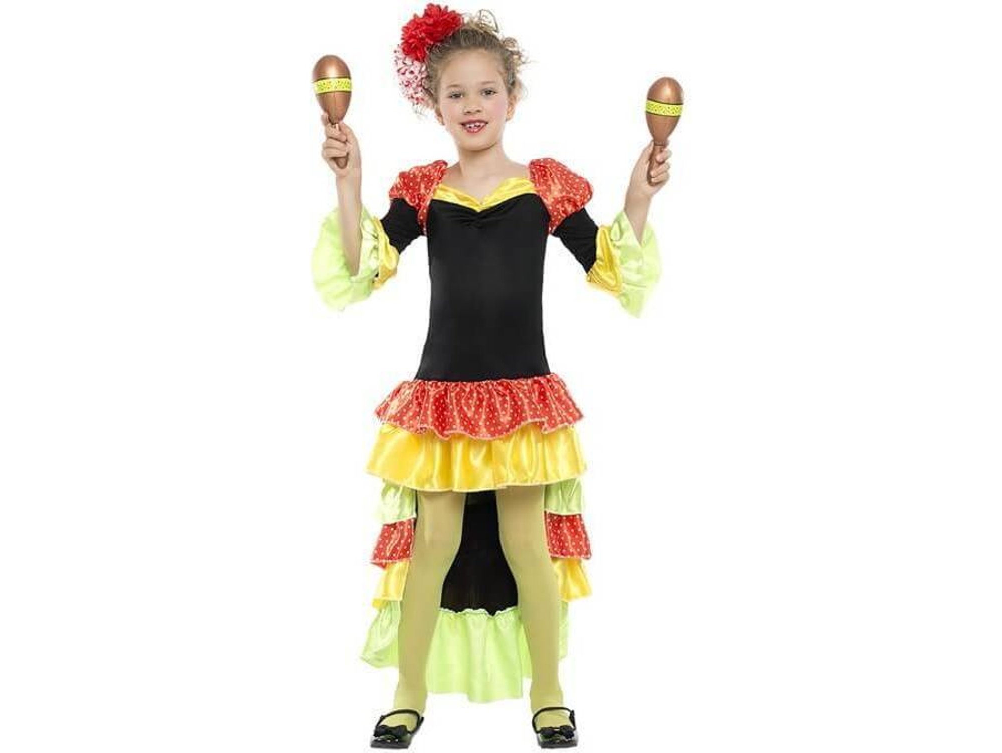 Disfraz de Niña DISFRAZZES Salsa (Talla: 10 a 12 años)