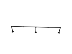 Perchero de pared con soporte para colgar ropa, diseño retro.