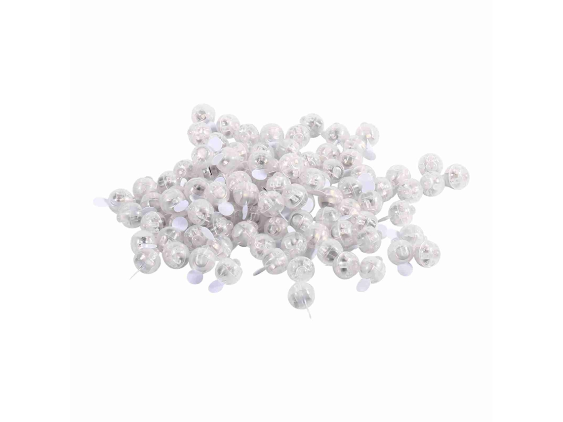 100 Luces Led Amarillas En Forma De Bola Para Decoración Navideña, De Bodas Y Fiestas.