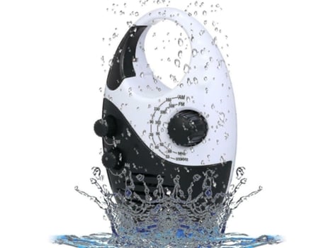 Radio de ducha a prueba de agua Mini altavoz de radio portátil inalámbrico