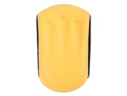 Bloque De Lijado De Pu Elástico Suave Con Velcro, Diseño Ergonómico, Herramienta De Pulido Manual, 5 Pulgadas (125 Mm)