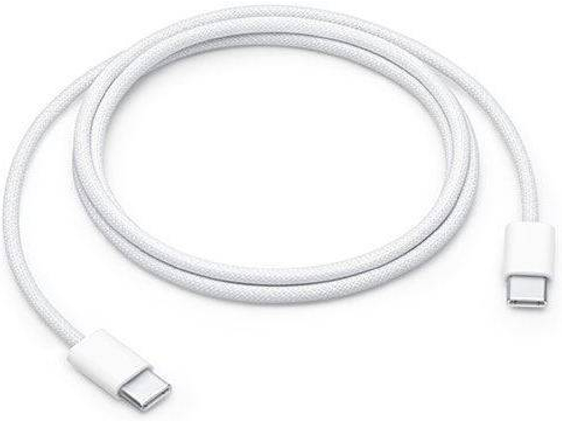 Cabo de Carregamento APPLE 60W USB-C (1M - Branco)