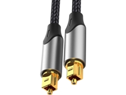 Cable De Fibra Óptica Digital Spdif, 1 M De Conexión De Puerto Redondo, 3,5 Mm, Nailon Trenzado Para Equipos.