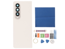 Reemplazo De Cristal Trasero Con Lente De Cámara Y Kit De Reparación Para Samsung Galaxy Z Fold 4 5g Beige