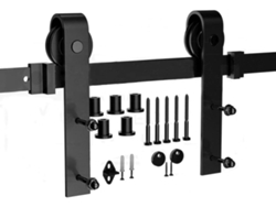 Kit De Puerta 1.83 Para Herrajes De Riel Corredizo De Granero Hechos De Madera