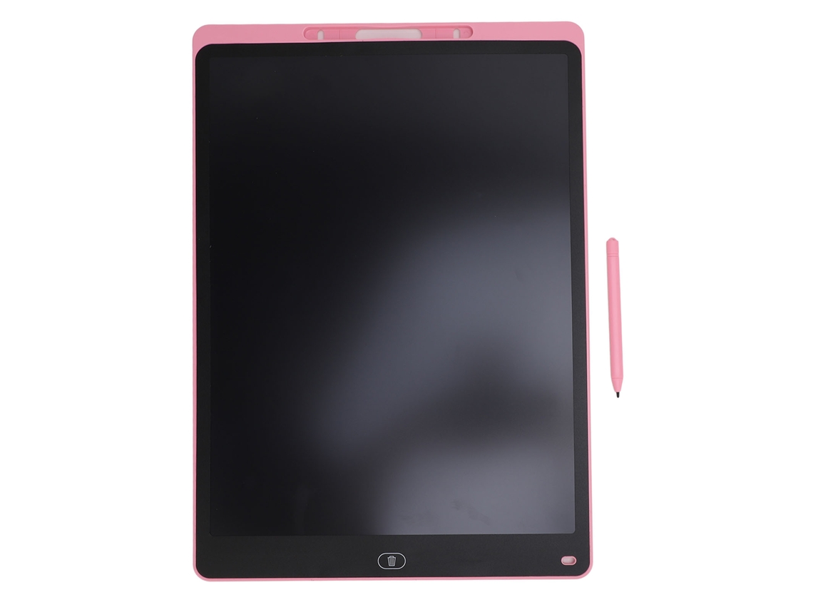 Tableta Gráfica Lcd De 20 Pulgadas Para Niños, Pantalla Reutilizable Con Lápiz Rosa.