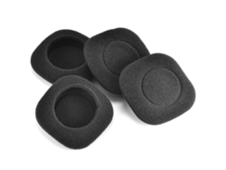 Paquete de 4 almohadillas de espuma para auriculares Logitech H150 / H130 / H250, color negro
