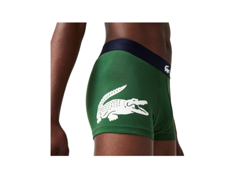 Pack de 3 Boxers LACOSTE (S - Verde)