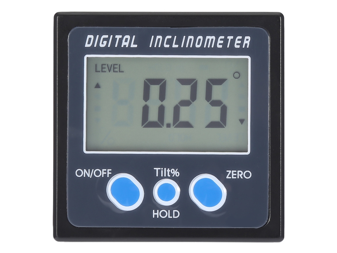 Nivel Inclinómetro Digital Lcd Con Imán, Medidor De Ángulo De Un Solo Lado
