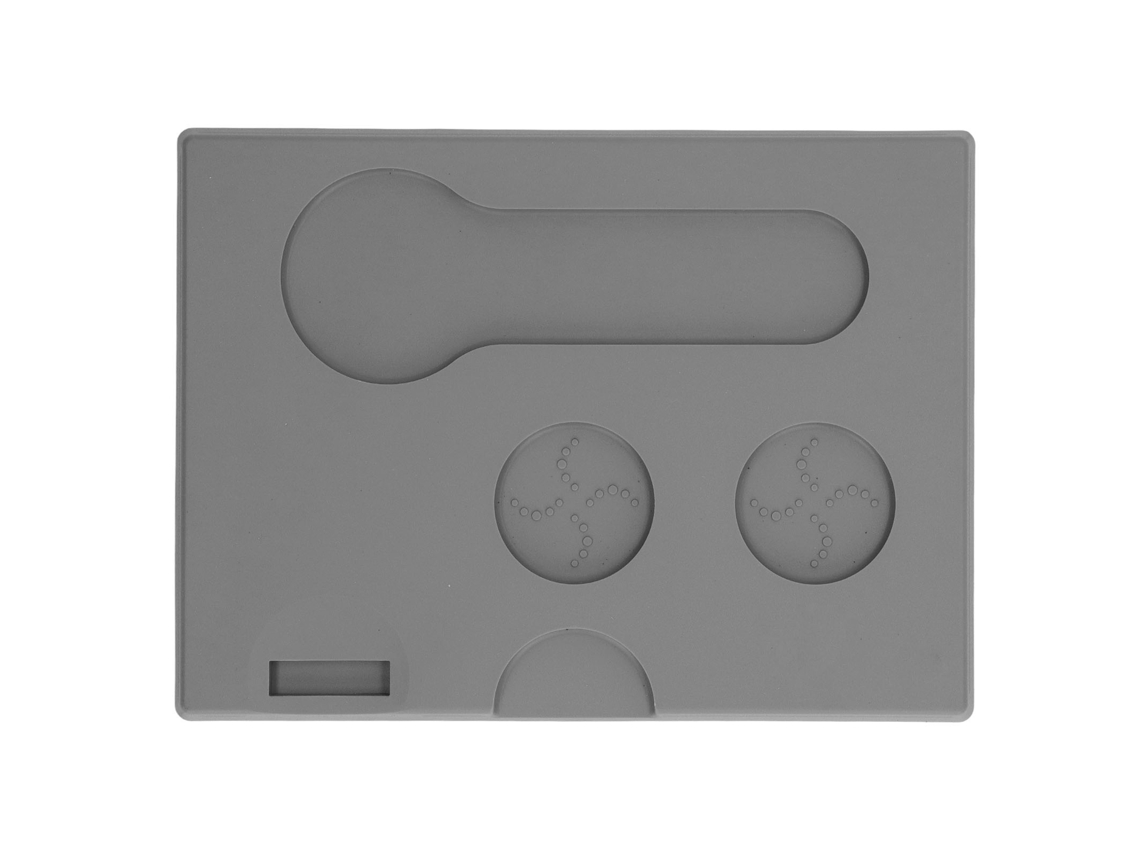 Tapete antiadherente de grado alimenticio, grueso y antideslizante, para mesa y salón de té - Gris