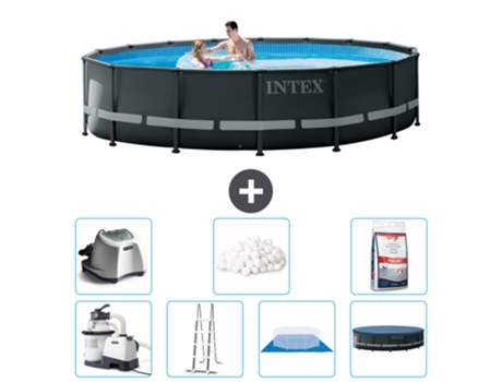 Piscina Tubular INTEX 26326GN-CB58 (19156 L - 488x122cm)