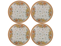 Tapetes Redondos de Otoño con Calabaza, Juego de 4 Piezas, Decoración de Fiesta NEVEANCE