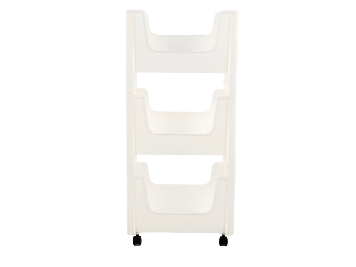 Carrito de almacenamiento de gran capacidad, engrosado, con ruedas bloqueables para libros, juguetes, botellas de condimentos, 3 levas
