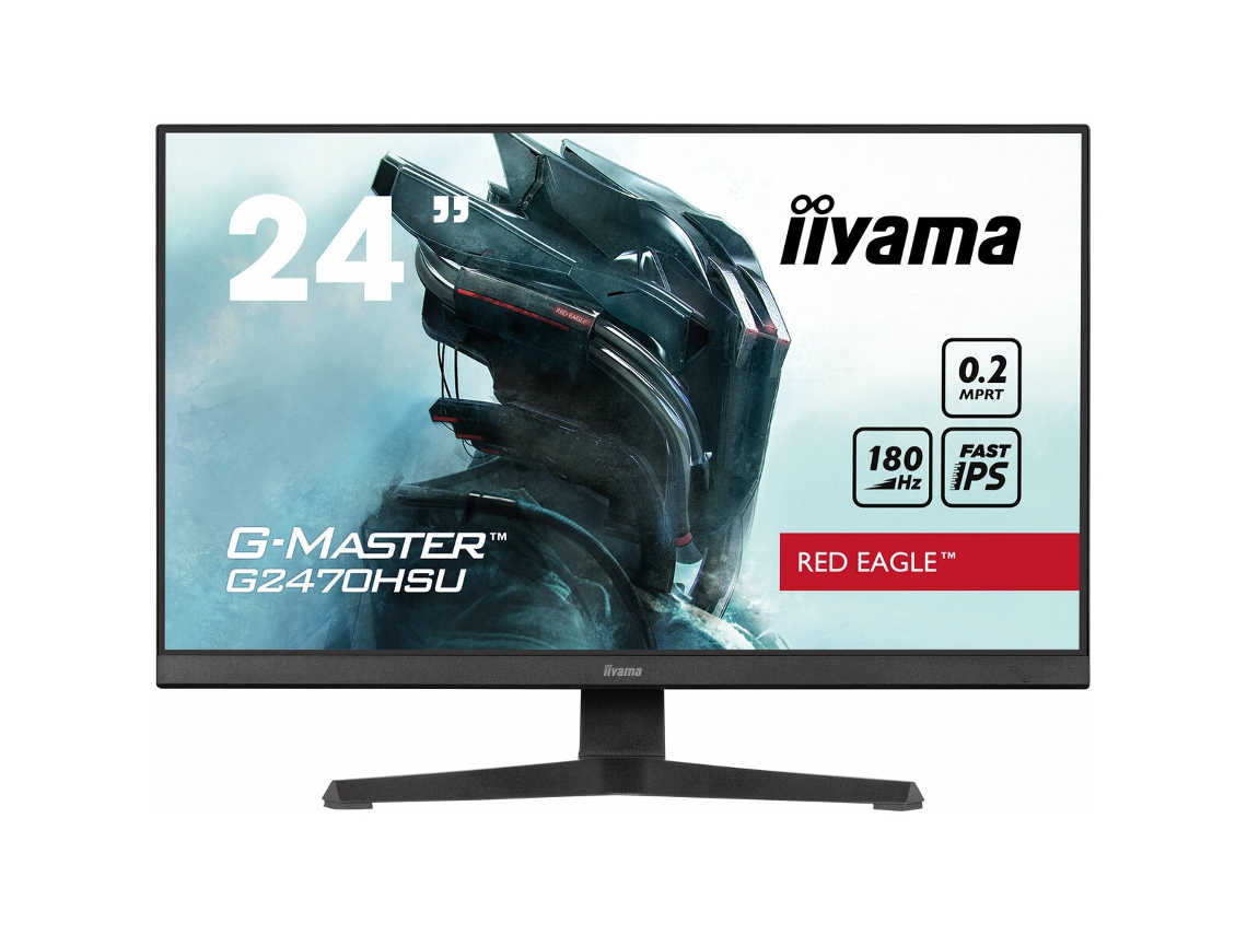 Monitor IIYAMA G2470HSU-B6 (Negro - Full HD - Flicker free - 23,8" - Enchufe EU)
