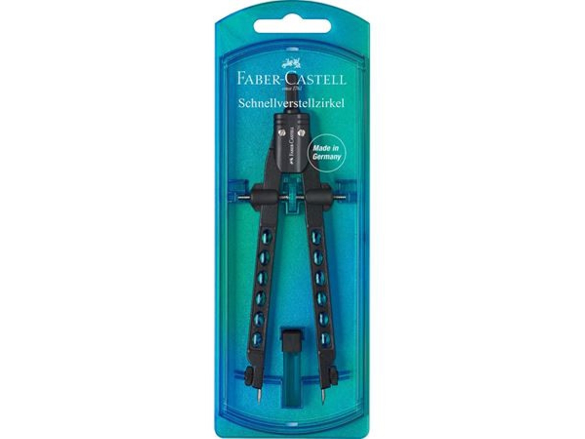 Faber-Castell 174340 Compás Negro Azul 1 Piezas FABER CASTELL