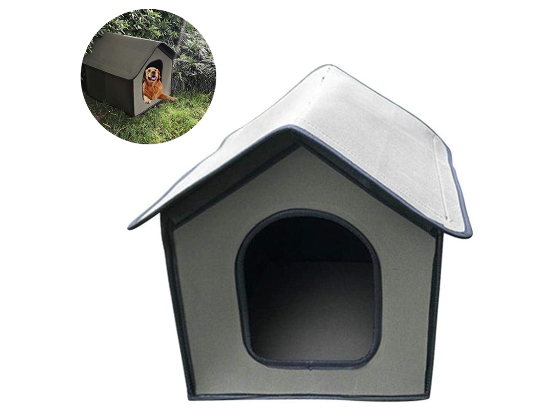 Refugio portátil para mascotas al aire libre, plegable e impermeable, hecho de espuma EVA.