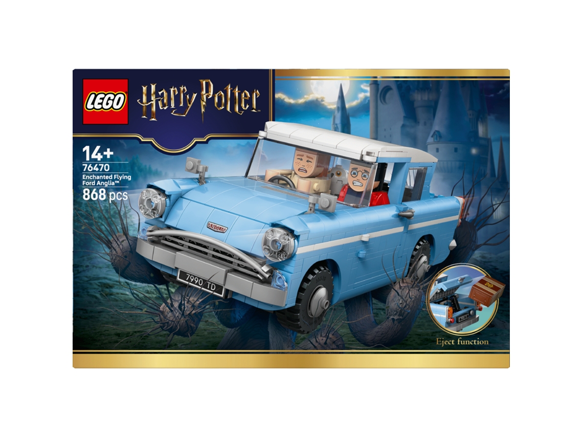 Lego® 76470 Harry Potter™ Ford Anglia Volador – Coche Con 3 Personajes Para Exponer Y Jugar 14+